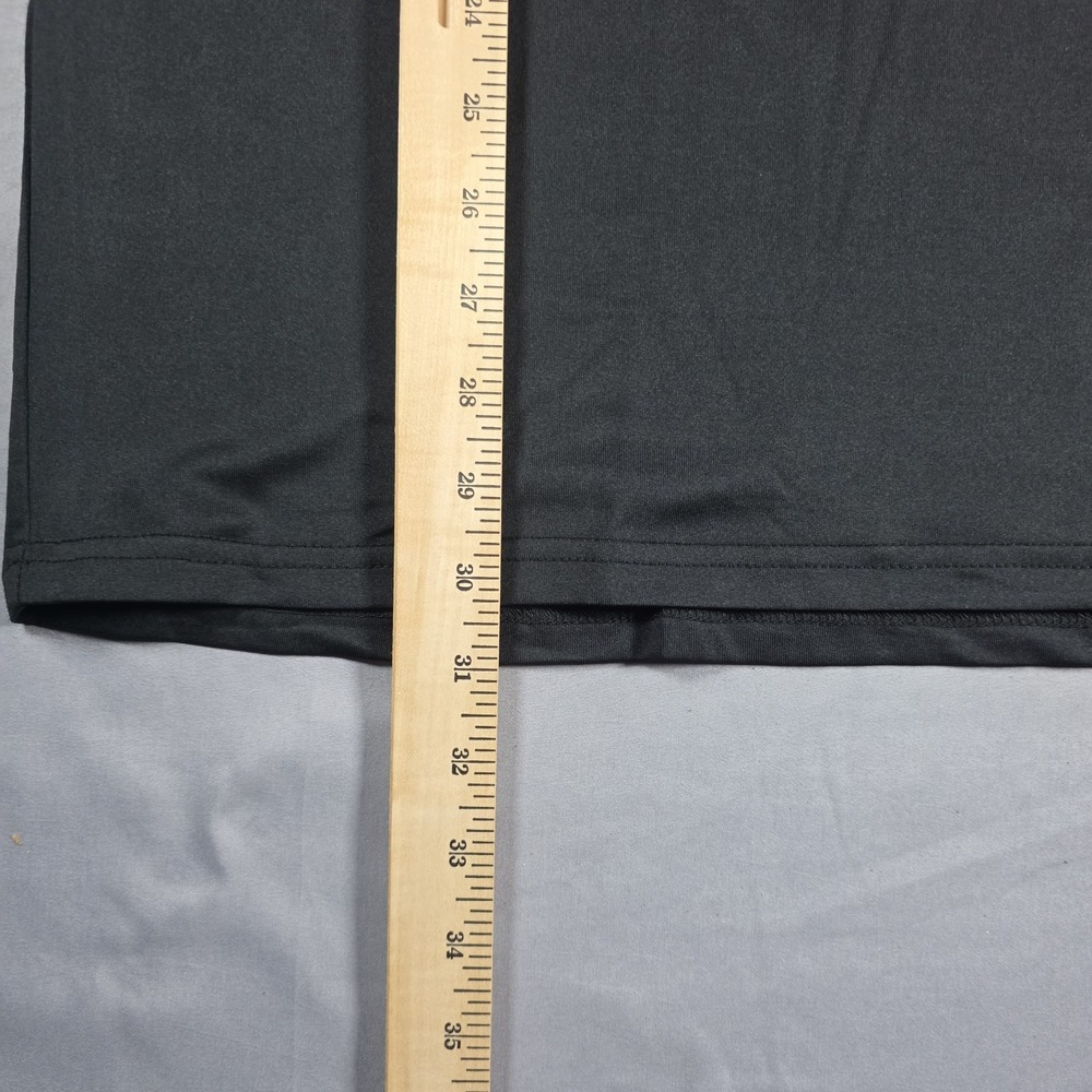 Spyder Active Shirt Mens Size XL Black Short Sleeve Performance - Picture 6 of 9
